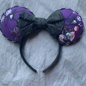 Minnie Mouse Nightmare Before Christmas Headband